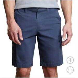 NEW Copper & Oak Men's 30 Venture Ripstop Cargo Shorts Navy Blue 10" Inseam